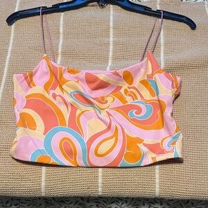 Colorful Abstract Women's Top